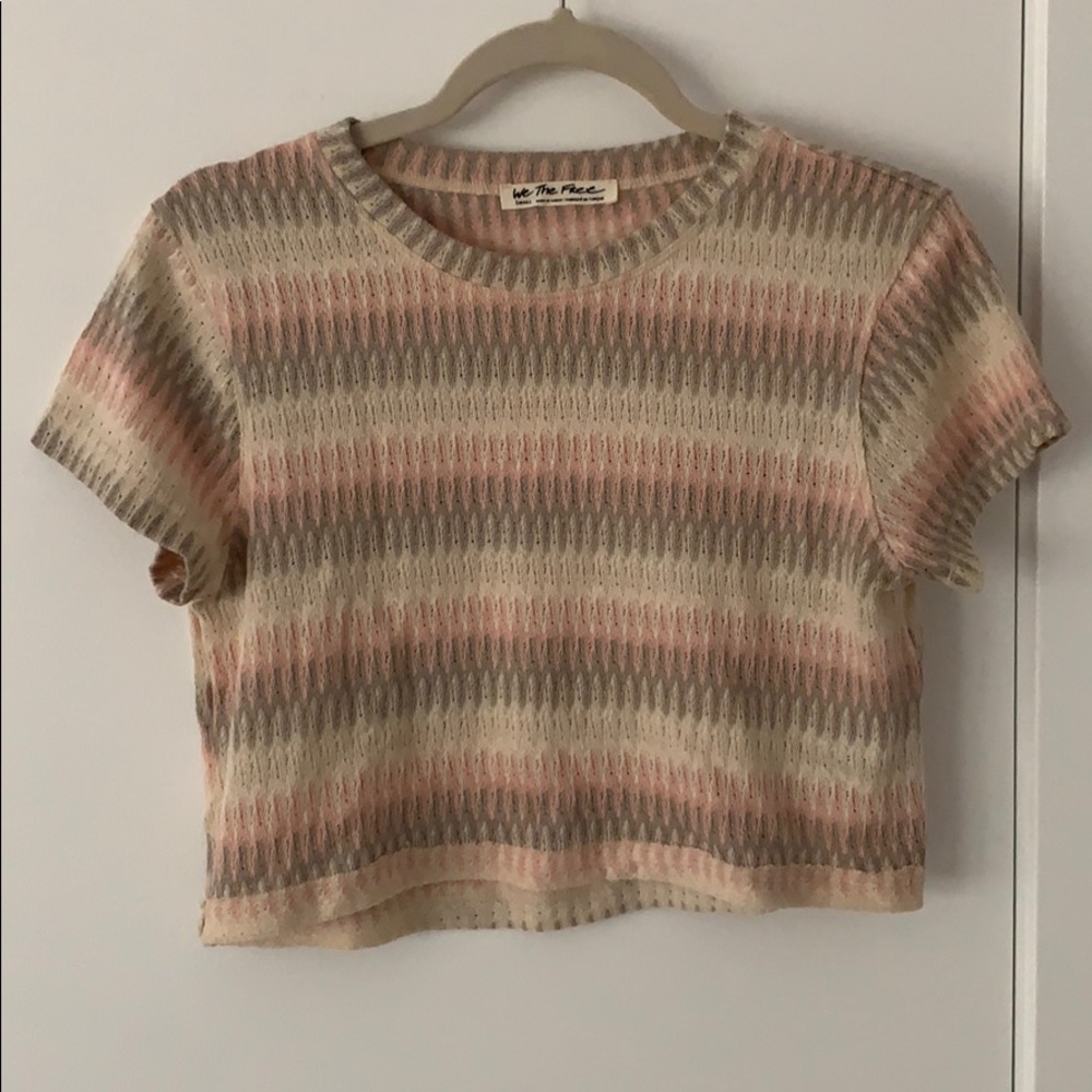 patterned crop top